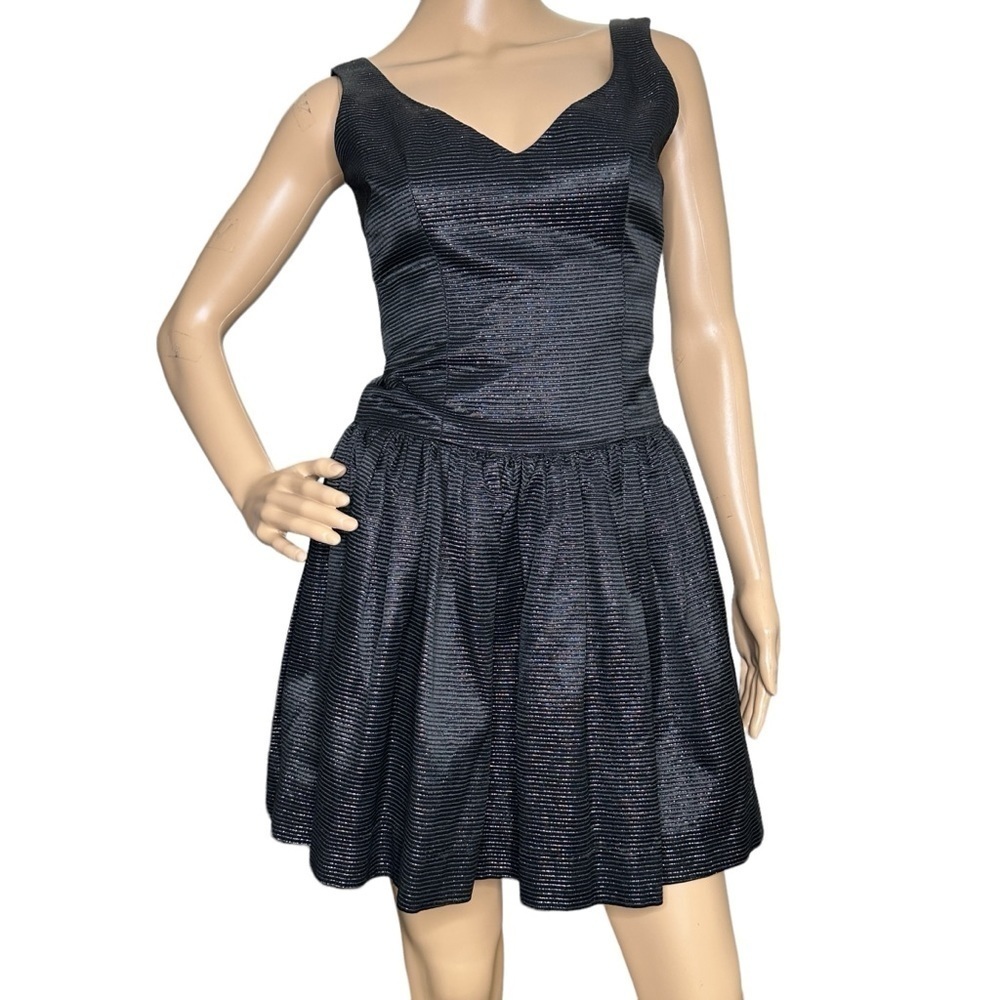 Lotus Grace black fit and flare party dress size 2